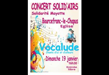 Concert Solid'airs par le  groupe Vocal Vocalude_Bourcefranc-le-Chapus