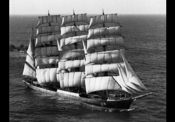 Le Pamir, voilier de la compagnie de transport maritime allemande F. Laeisz.